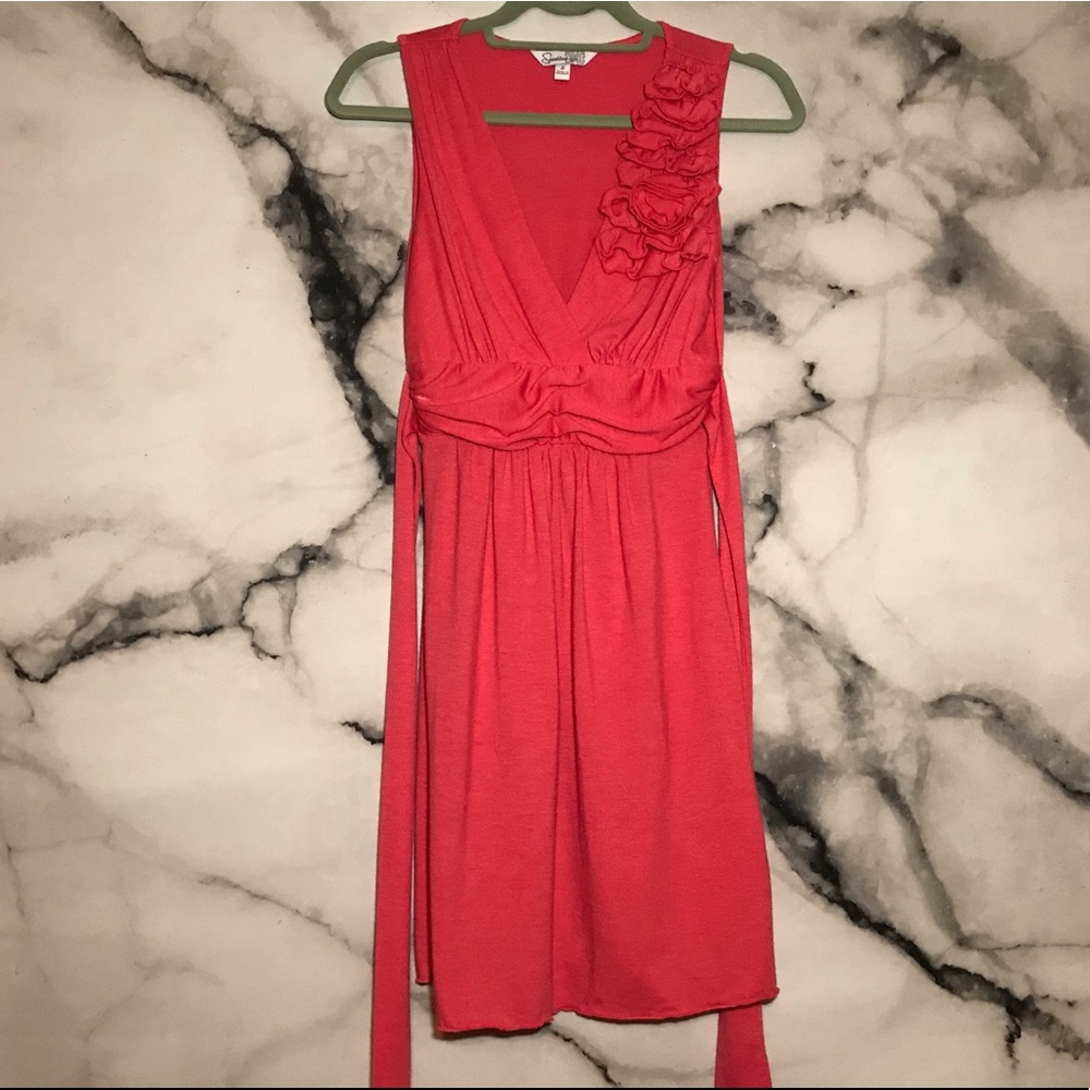 Coral Speechless dress